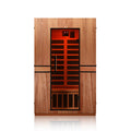 JL9302 - 2-Person Indoor FAR Infrared Sauna, Bluetooth, Canadian Hemlock & Okoume Wood