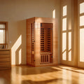 JL9101 - 1 Person Far Infrared Sauna Indoor in Okoume & Hemlock Wood